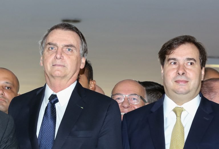Presidente Bolsonaro e Rodrigo Maia (DEM-RJ), conversam sobre Reforma da Previdência