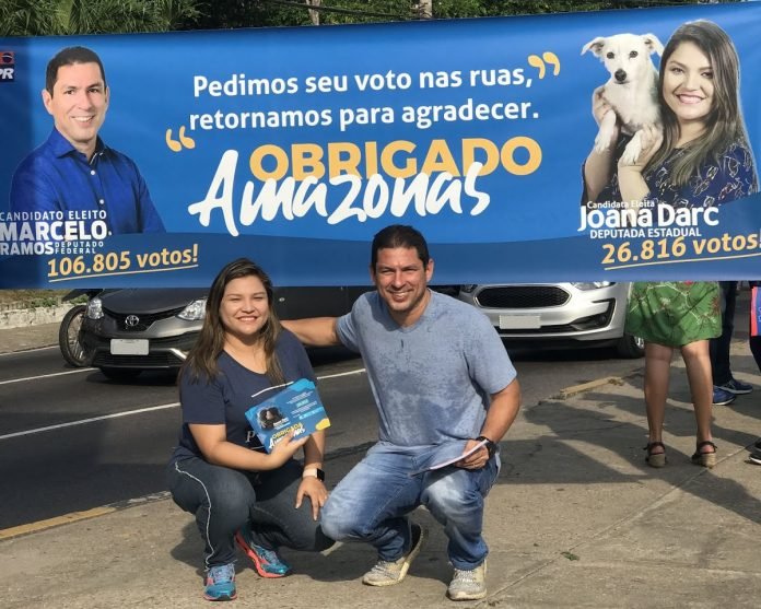 Deputada Joana Darc e Marcelo Ramos
