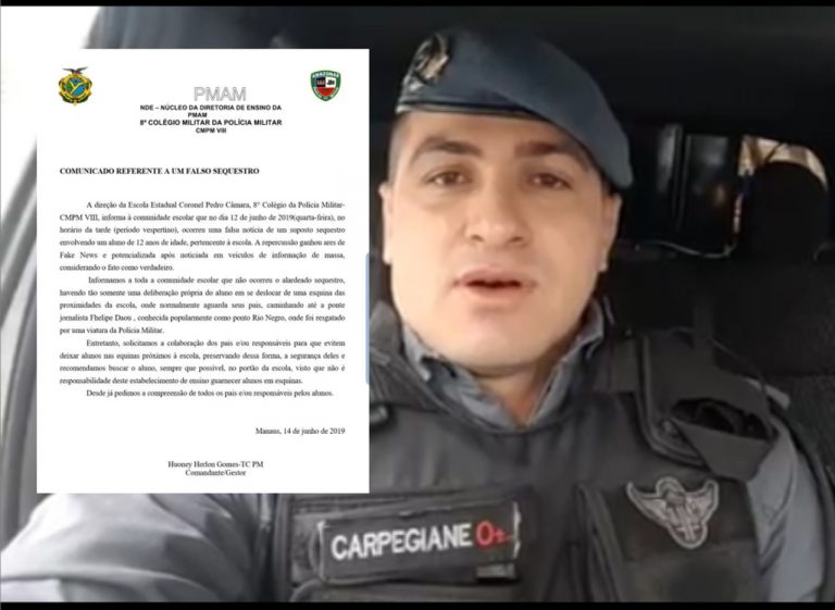 De olho nas eleições, Policial Militar aposta nas Fake News para se divulgar