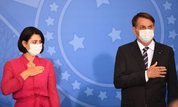 Foto: Reprodução Michelle e Bolsonaro