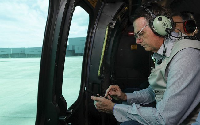 Presidente sobrevoa áreas afetadas por ciclone em Santa Catarina