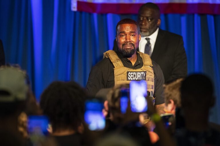 Kanye West em 1 comício