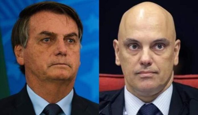 Foto: Internet Bolsonaro X Moraes
