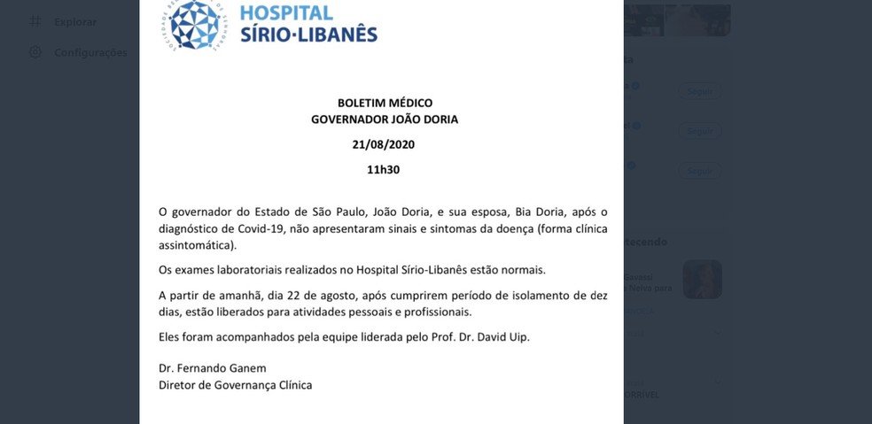 Teste gov Doria