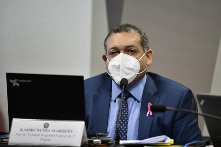 Kassio, durante Sabatina no Senado