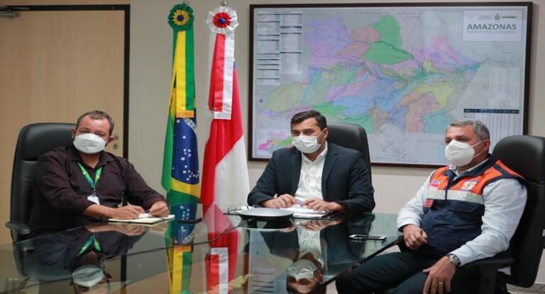Wilson Lima apresenta ações de enfrentamento à Covid-19 para autoridades do estado peruano de Loreto