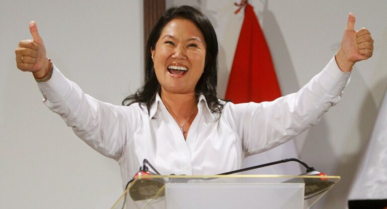 Candidata à presidência do Peru, Keiko Fujimori diz, “Fora Evo, Lula e o socialismo”