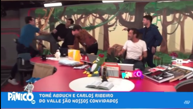 UFC: Empresário e integrante do Programa Pânico trocam socos ao vivo ao falar sobre política