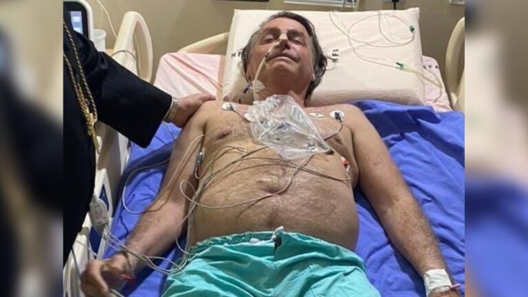 Com obstrução intestinal, Bolsonaro vai para São Paulo e pode fazer cirurgia de emergência