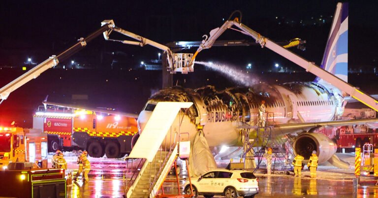 Como Denting fugiu de um inferno em um avião sul -coreano
