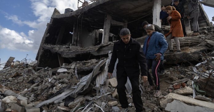 Com a luta parada, os Gazans enfrentam um novo trauma: procurando seus mortos
