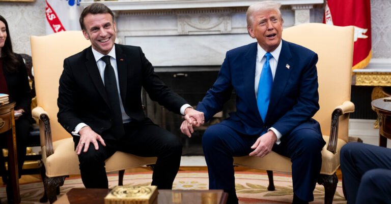Como a Europa pode falar com Trump? Macron tenta lisonja e resistência suave.
