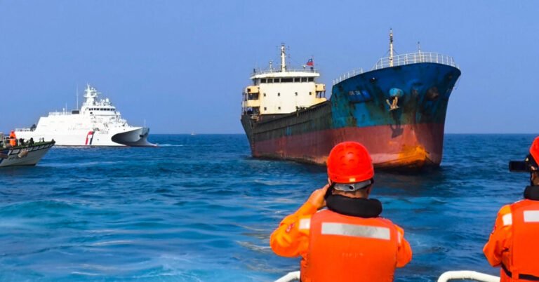 Taiwan detém um navio Coloque Chinês após a decepção de cabo submarino
