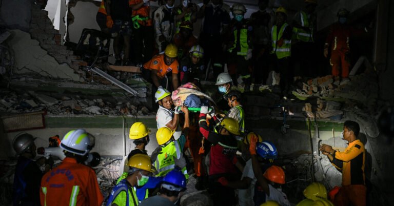 A USAID de Trump corta a resposta de terremoto de Mianmar
