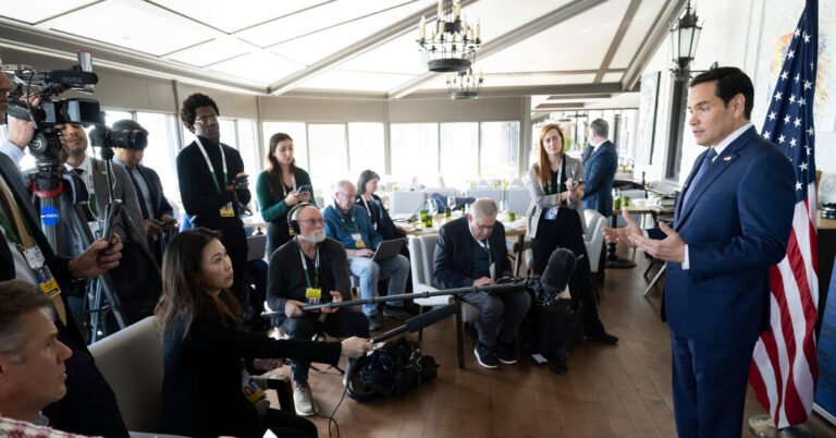G7 Ministros das Relações Exteriores concordam com a política da Ucrânia em meio a tensões sobre as tarifas de Trump
