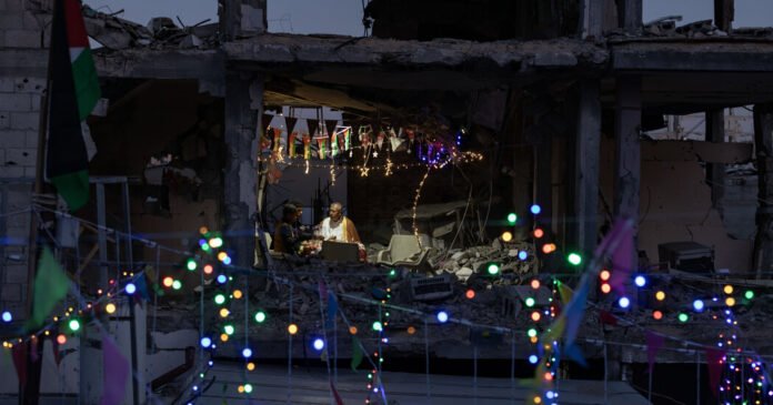 Gazans marcam um Ramadã sombrio em meio aos escombros
