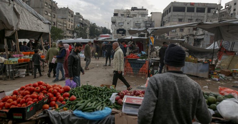 Gazans se preocupa, pois o bloco de fronteira israelense envia a escalada dos preços dos alimentos
