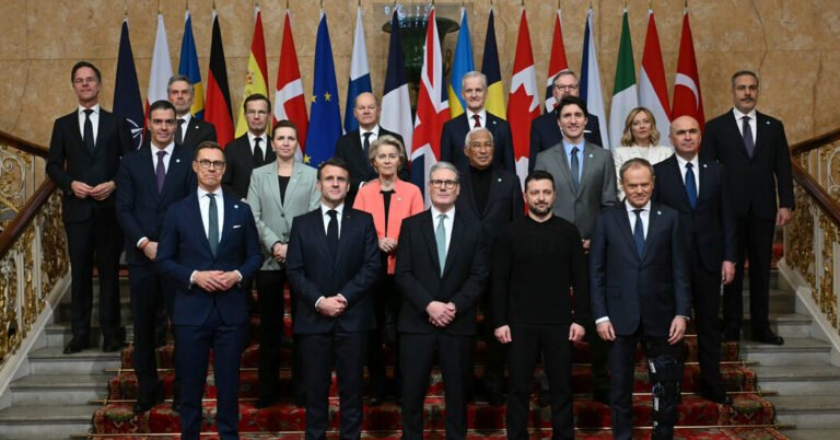 Líderes europeus procuram aliados para garantir o acordo de paz da Ucrânia-Rússia
