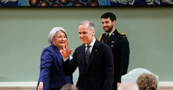 Mark Carney se torna o primeiro -ministro do Canadá em momento crucial
