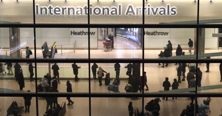 O aeroporto de Heathrow, em Londres
