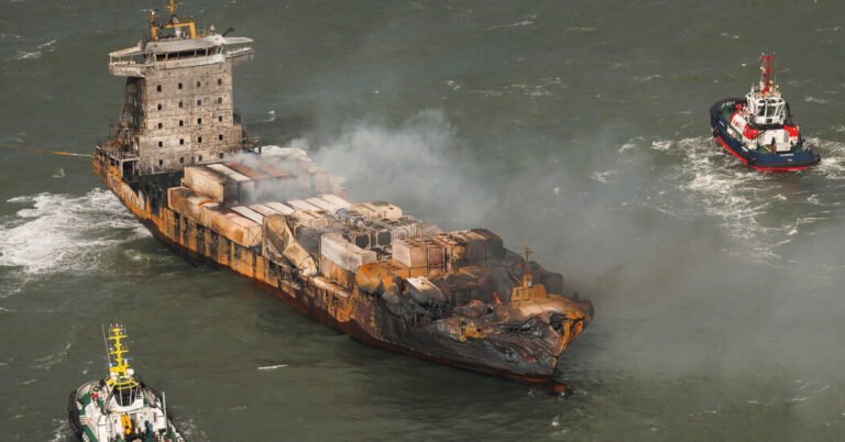 O capitão de navio que atingiu o tanque do Mar do Norte é russo, diz a empresa
