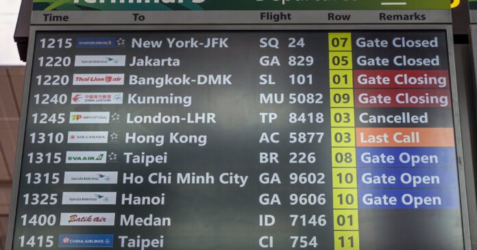 O fechamento do aeroporto de Heathrow causa estragos em viajantes em todo o mundo
