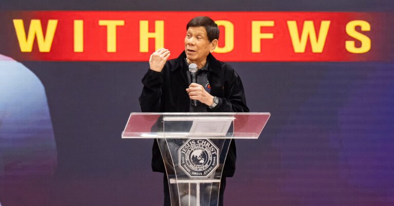 Rodrigo Duterte, ex-presidente filipino, é preso no mandado da ICC
