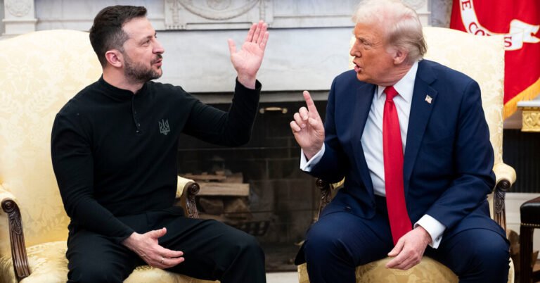 Trump suspende a ajuda militar para a Ucrânia após a explosão de escritório oval
