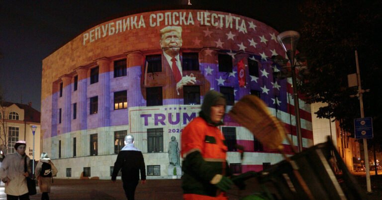 Uma região favorável à Rússia na Bósnia aplaga o retorno de Trump
