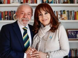 Cristina Kirchner está com gana de luta, diz Lula após visita