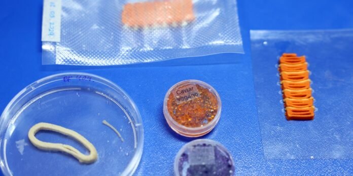 Embrapa-produz-em-laboratorio-salmao-caviar-e-aneis-de-lula.jpg Embrapa produz em laboratório salmão, caviar e anéis de lula veganos